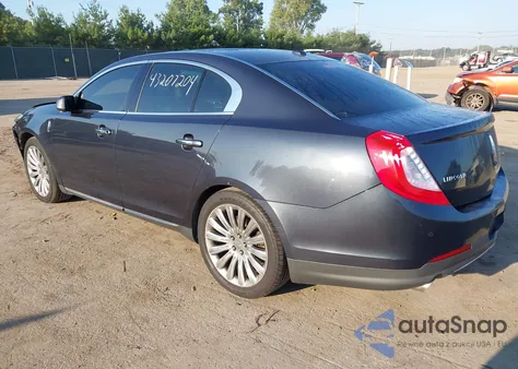 2014 Lincoln Mks z USA, uszkodzony, nr VIN 1LNHL9EK7EG601053